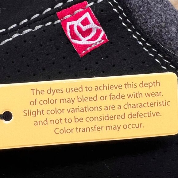 Spenco Mens Supreme Slide‎ Slipper Black Herringbone Wool Upper Size 8D - Picture 11 of 13